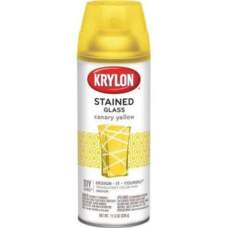 KRYLON Krylon STG-9035 Stained Glass Aerosal - Canary Yellow STG-9035